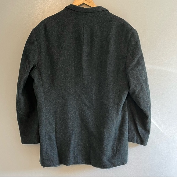 Eddie Bauer Mens Vintage Long Sleeve 100% Wool 2 Button Blazer 42 Reg - Picture 5 of 13